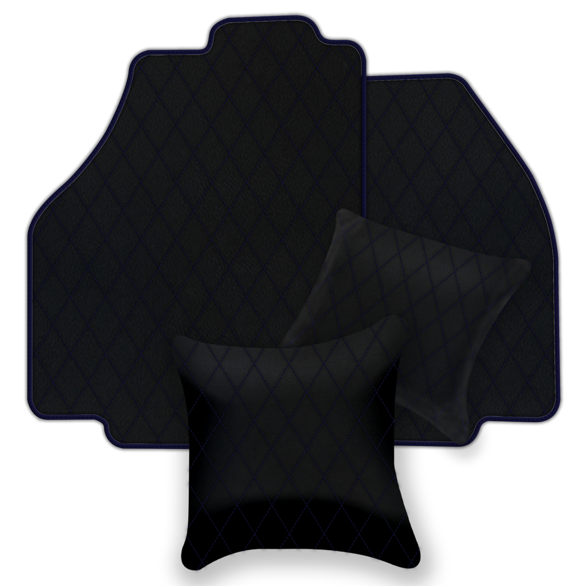 Premium Black Leather Floor Mats for Ferrari SF90 Stradale (2019-2024)