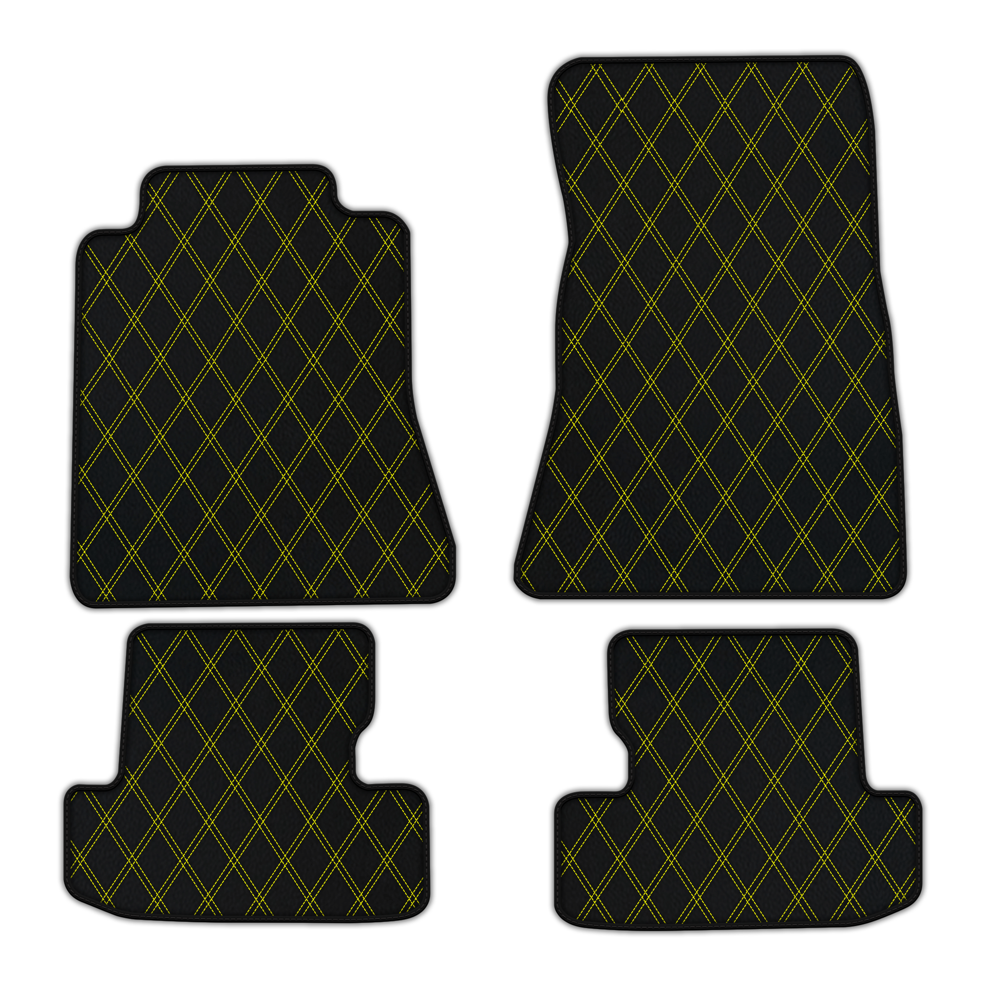 Customizable Leather Floor Mats for Ford Mustang VI (2015-2023)