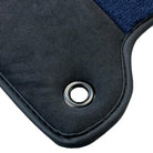 Dark Blue Floor Mats for Ferrari 360 Modena (1999-2005) with Alcantara Leather - AutoWin