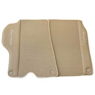 Beige Floor Mats for Ferrari California (2008-2014) with Beige Leather - AutoWin