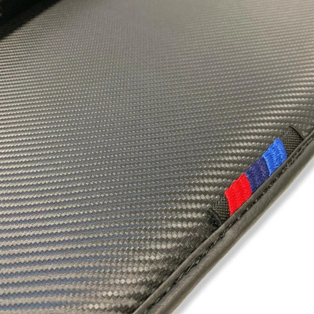 Floor Mats For BMW Gran Tourer F46 (2015-2022) 5 Seats Autowin Brand Carbon Fiber Leather - AutoWin