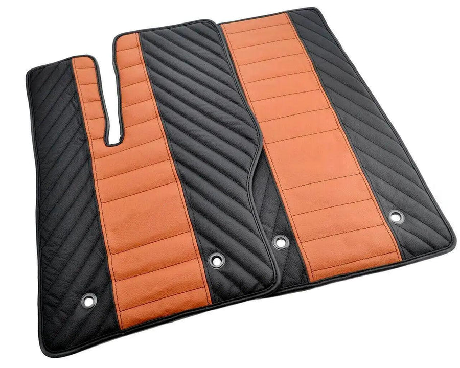 Leather Floor Mats For Land Rover Defender 130 L663 (2022-2024) 5-7 Seater - AutoWin