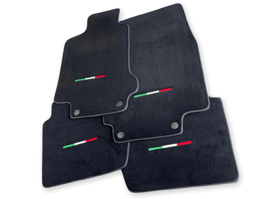 Floor Mats For Maserati GranTurismo MC Stradale (2011-2015) Black IT Edition - AutoWin
