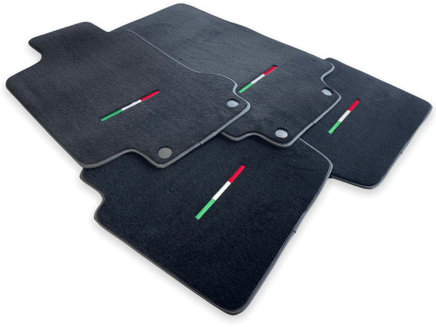 Floor Mats For Maserati GranTurismo MC Stradale (2011-2015) Black IT Edition - AutoWin