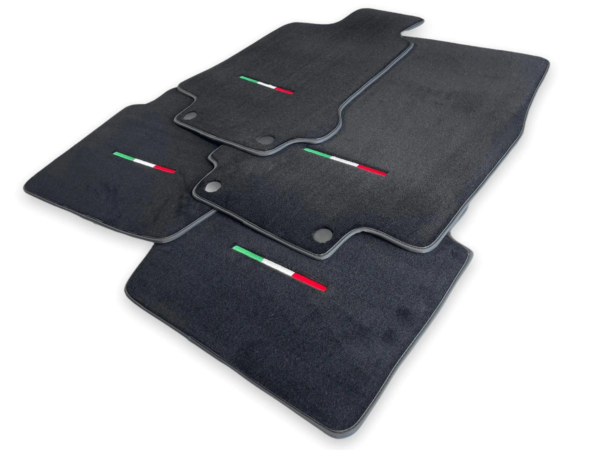 Floor Mats For Maserati GranTurismo MC Stradale (2011-2015) Black IT Edition - AutoWin
