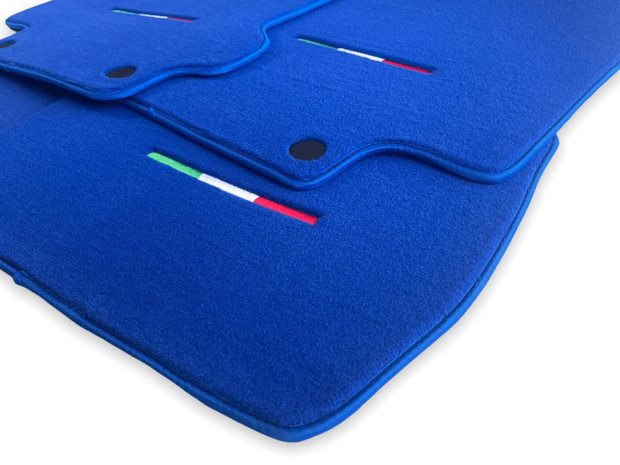 Floor Mats For Maserati GranTurismo S (2008-2012) Blue IT Edition - AutoWin