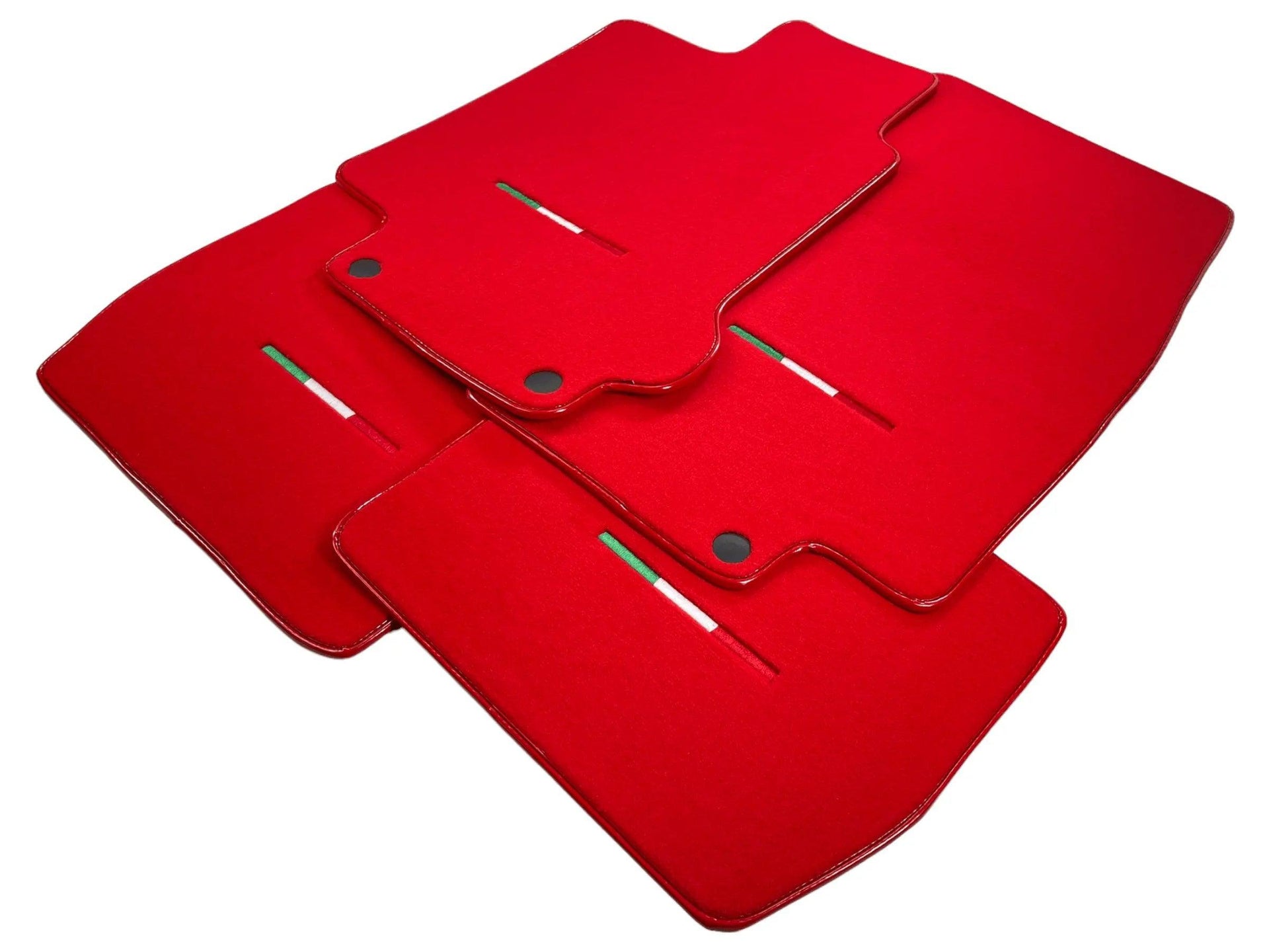 Floor Mats For Maserati GranTurismo S (2008-2012) Red IT Edition - AutoWin