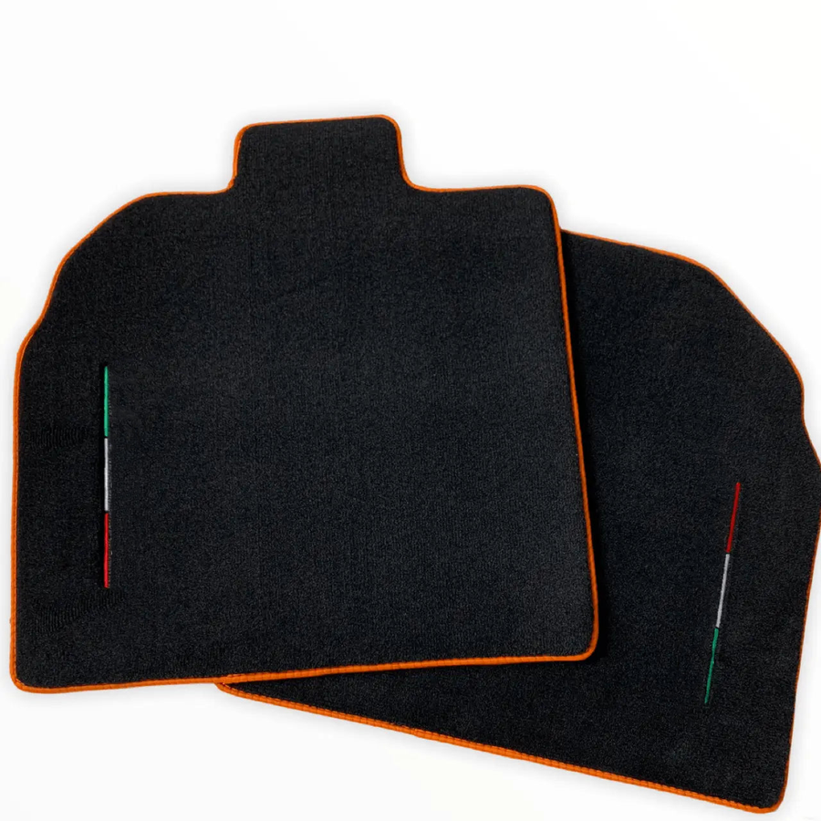 Lamborghini Aventador Floor Mats - Limited Edition | Orange Trim