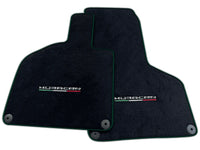 Floor Mats for Lamborghini Huracan With Italian Flag Green Stitch | Various Trim Colors
