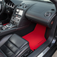 Tapis de voiture personnalisés pour Lamborghini Gallardo couleur rouge