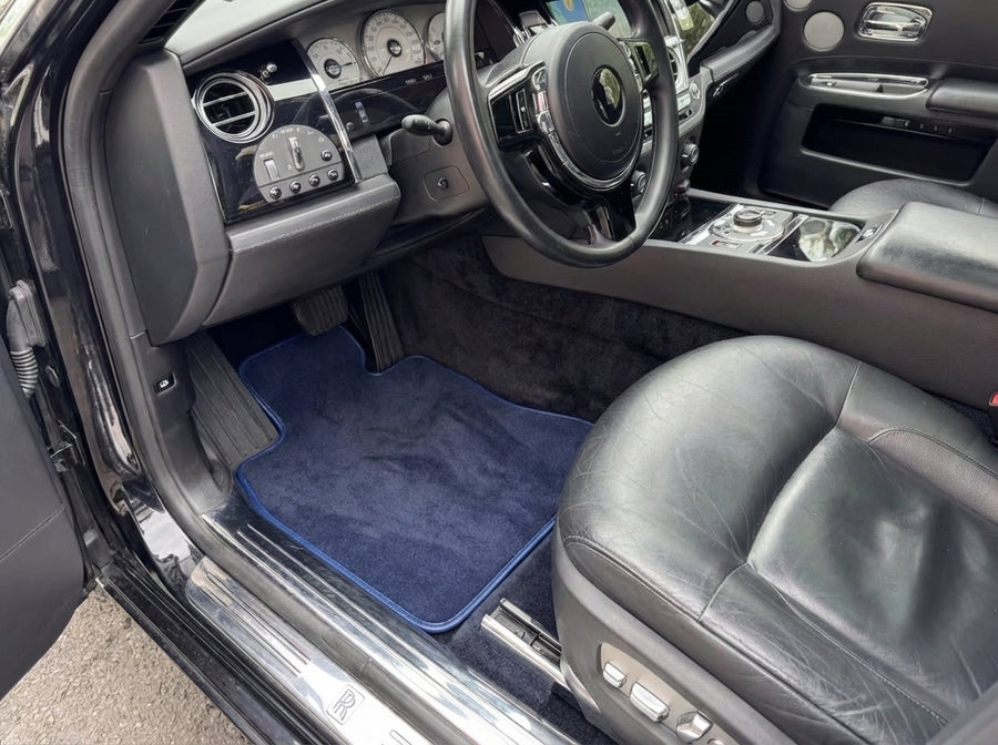 Alfombrillas de coche para Rolls Royce Ghost Series II (2021-2024) Azul oscuro