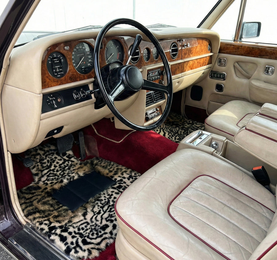 Leopardenfell Autofußmatten für Rolls-Royce Shadow (1965-1977)