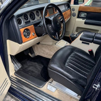 Tapis de voiture sur mesure pour Rolls Royce Phantom Sedan (2003-2016) avec cuir en fibre de carbone