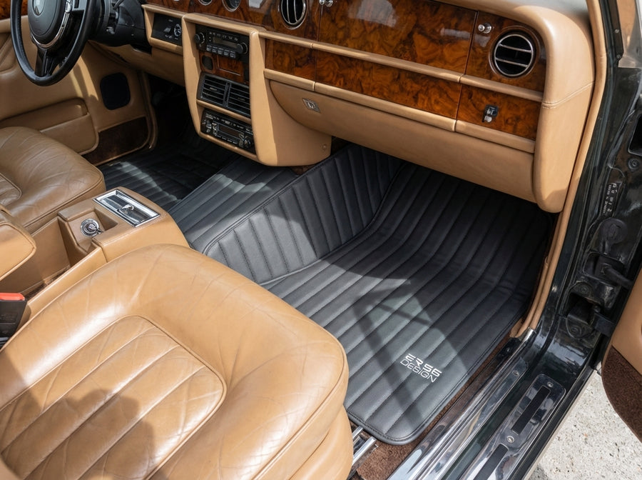 Fußmatten für Rolls Royce Wraith 2013–2023, Leder ER56 Design
