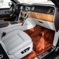 Tappetini Auto in Pelle di Pecora Color Zenzero per Rolls-Royce Cullinan (2018-2025)
