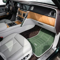 Tapis de voiture en cuir vert pour Rolls-Royce Cullinan RR31 (2018-2025) Design ER56