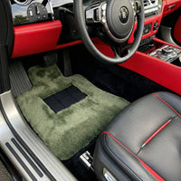 Light Green Sheepskin Floor Mats for Rolls-Royce Dawn (2016-2023)