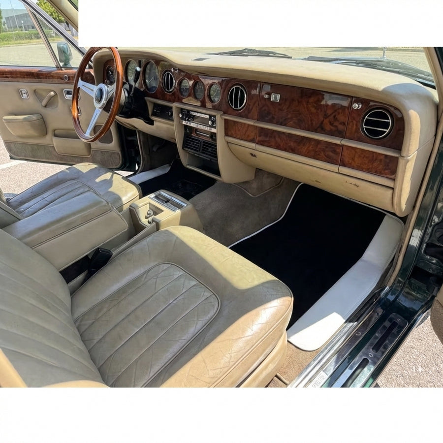 Tapis de voiture noirs pour Rolls Royce Wraith (2013-2023)