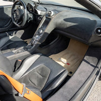 Tapis de voiture beige pour McLaren 650S sur mesure