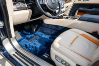 Tappetini in pelle di pecora blu navy per Rolls Royce Dawn (2016-2023) | Design ER56