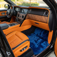 Tappetini in pelle di pecora blu navy per Rolls Royce Cullinan RR31 (2018-2025) | Design ER56
