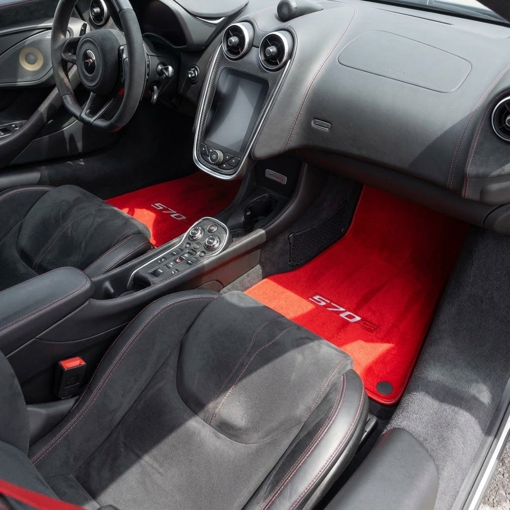 Tapis de voiture pour McLaren 570S Set de moquettes sur mesure AutoWin