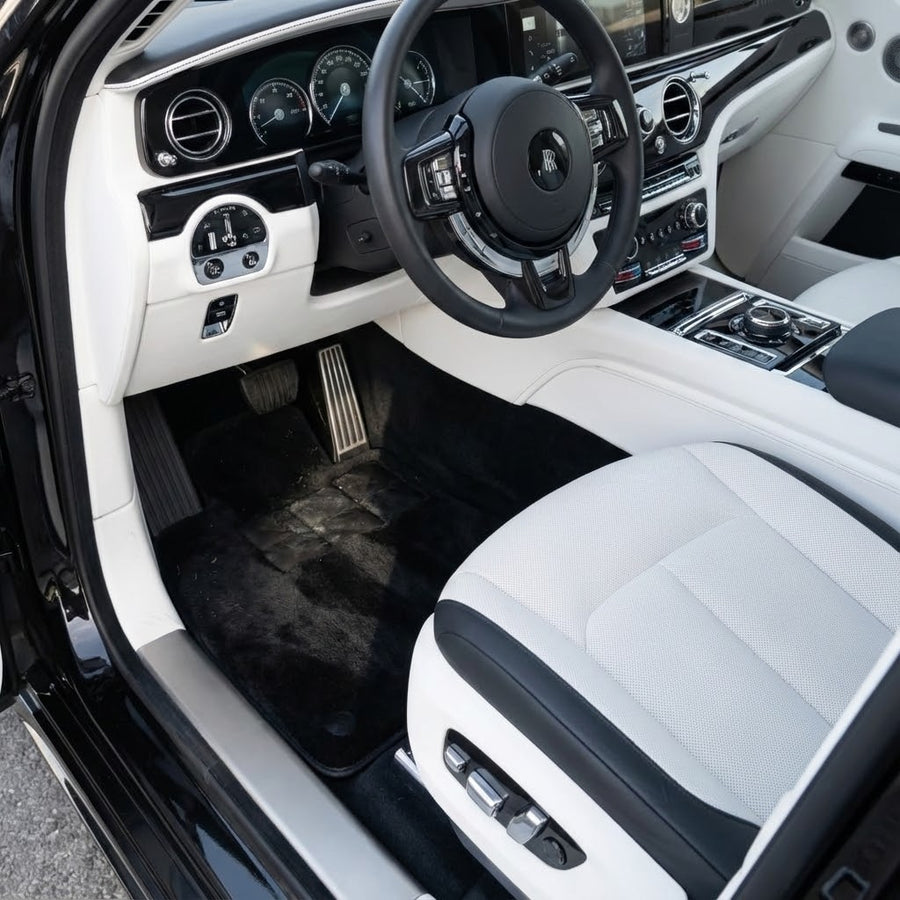 Tappetini in Velluto Blu Scuro per Rolls-Royce Spectre