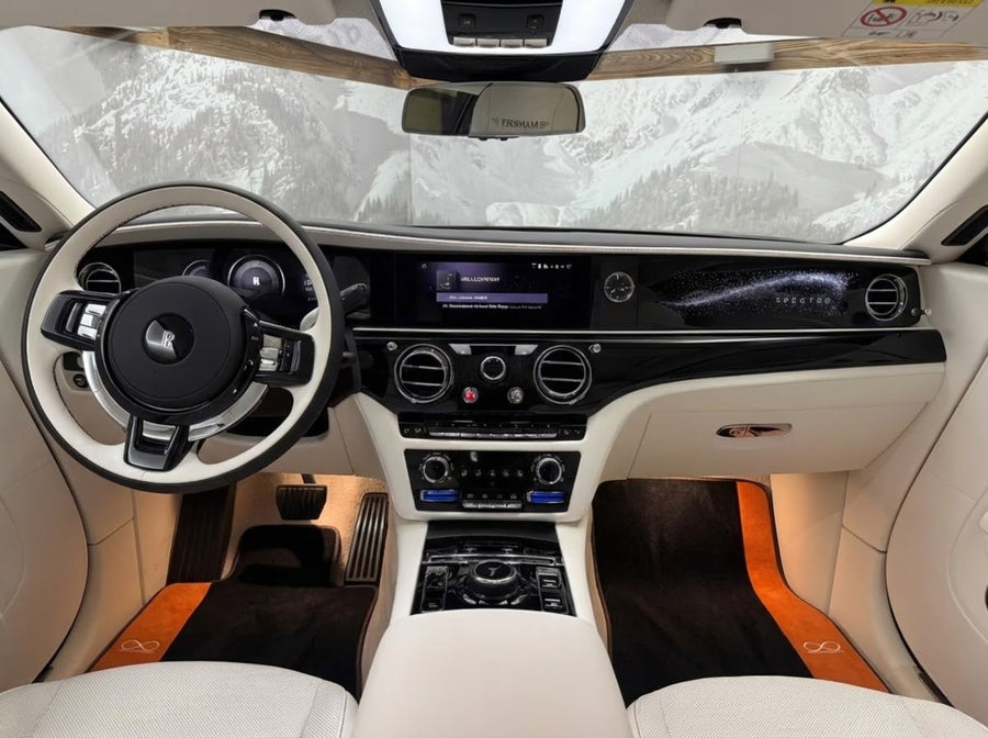 Alfombrillas de coche negras para Rolls Royce Spectre