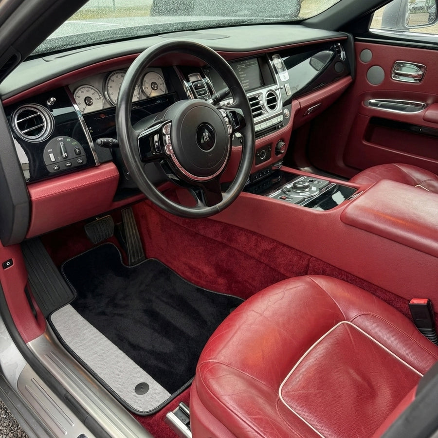 Tapis de voiture noirs pour Rolls Royce Ghost Series II