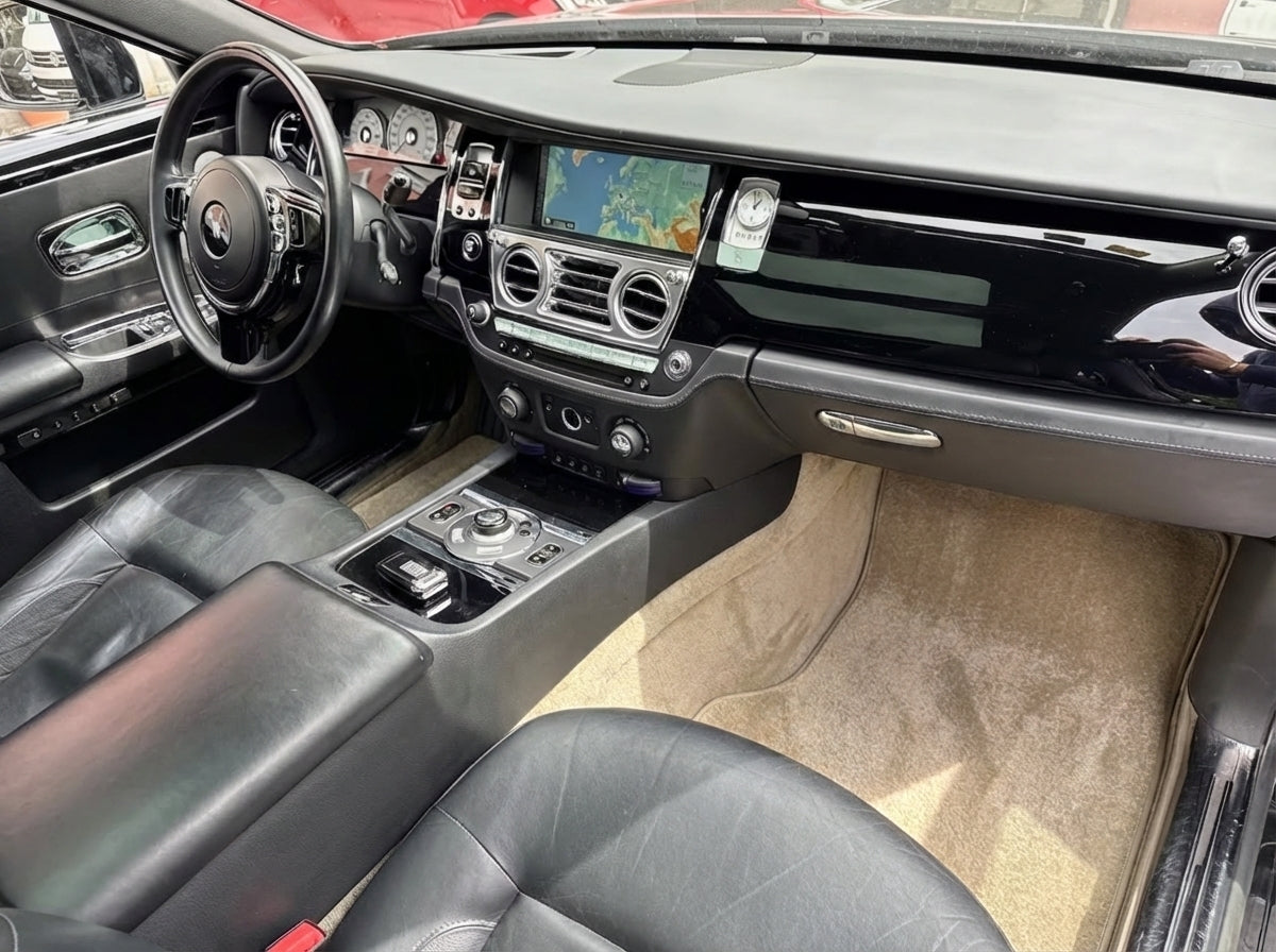 Tapetes para Automóviles para Rolls Royce Ghost Serie II (2021-2024) Beige de Calidad Lujo