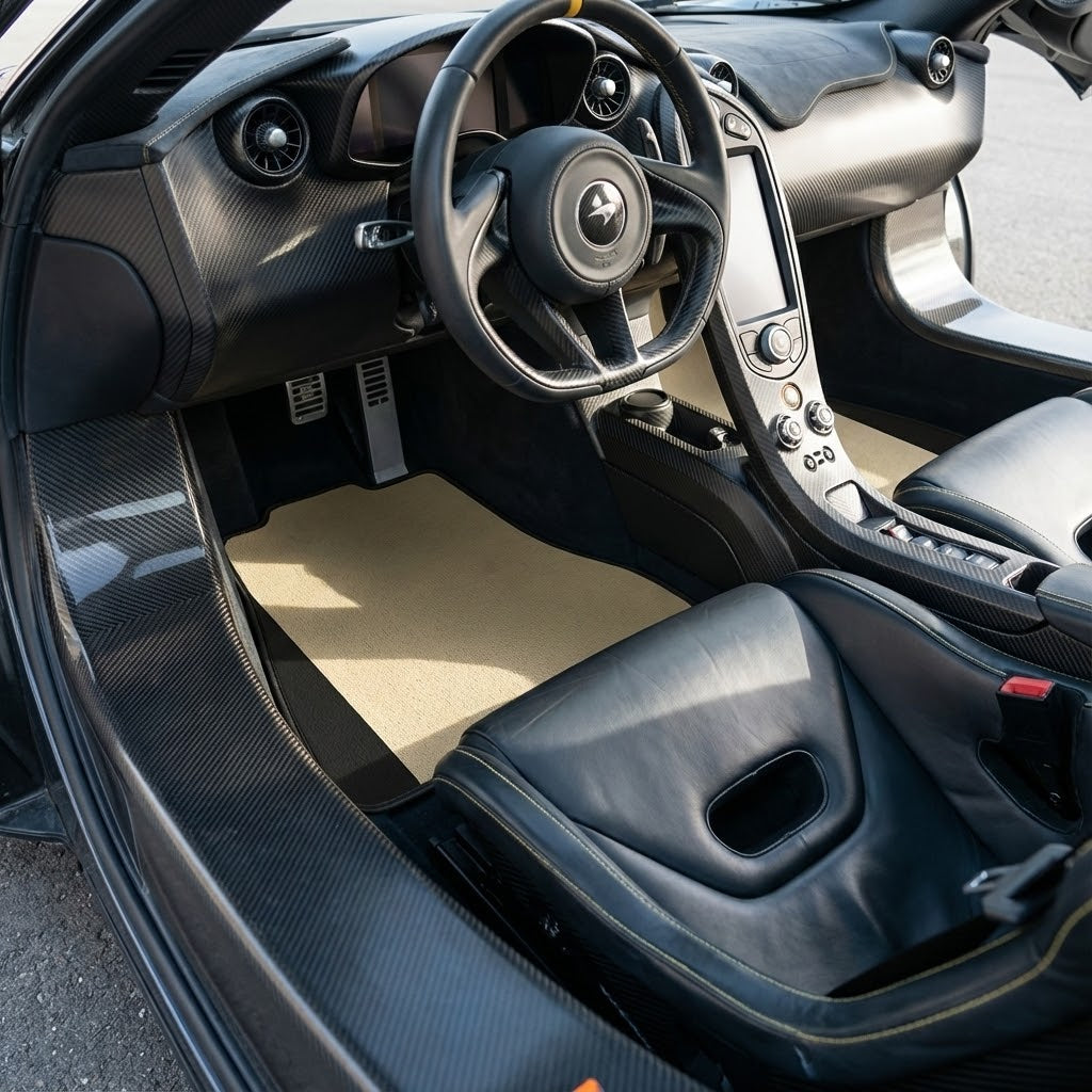 Interior look of floor mats for McLaren P1 (2013-2015)