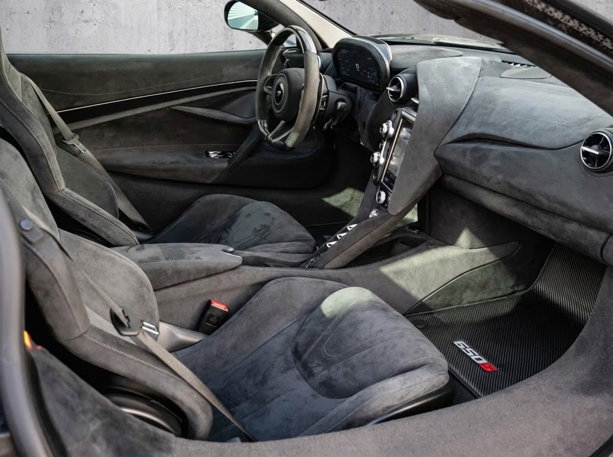 Tappetini per auto per McLaren 650S Set di tappeti su misura neri AutoWin