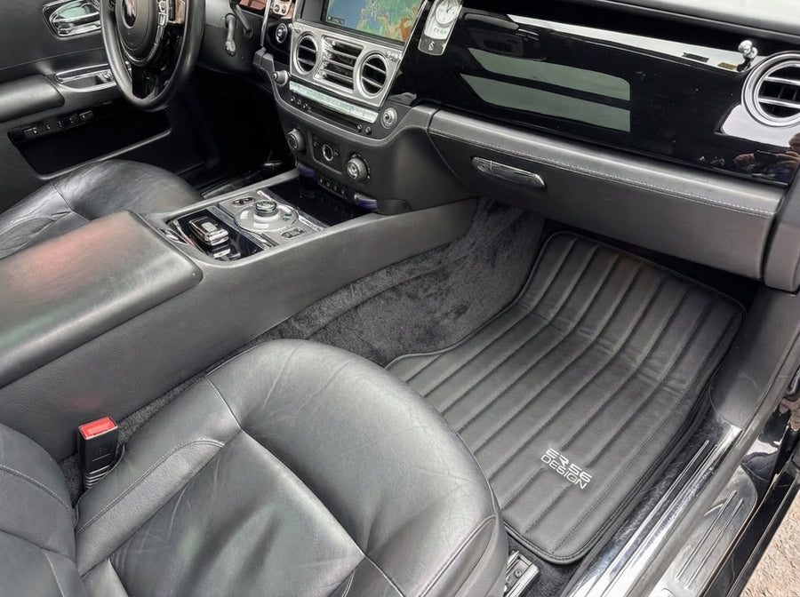 Tapis de voiture en cuir pour Rolls Royce Ghost Series II (2021-2024) | Marque ER56 Design