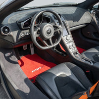 Red Floor Mats For McLaren 650S Tailored