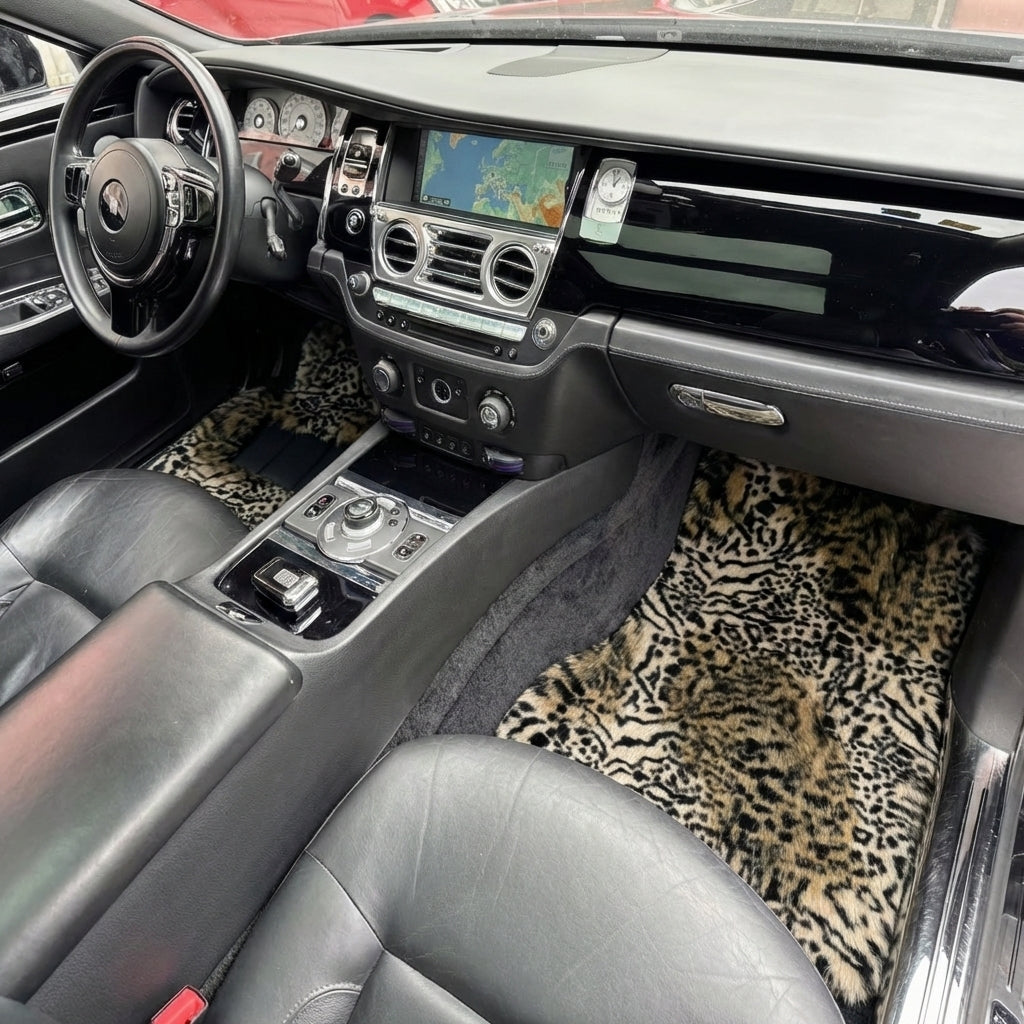 Tappeti in Pelliccia di Leopardo per Rolls-Royce Ghost Serie II (2021-2024)