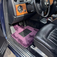 Tapis de voiture en peau de mouton violet pour Rolls-Royce Phantom VIII (2017-2024)