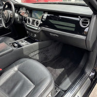 Tappeti per auto personalizzati neri per Rolls Royce Ghost Serie I (2010–2020) con pelle nera