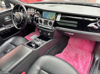 Pink Sheepskin Floor Mats For Rolls Royce Ghost Series I (2010–2020) Er56 Design Brand