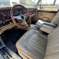 Alfombrillas de coche personalizadas para Rolls Royce Wraith (2013–2023) con cuero negro