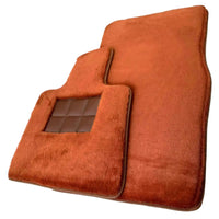 Ginger Color Sheepskin Floor Mats for Rolls-Royce Cullinan (2018-2023) - AutoWin
