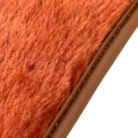Ginger Color Sheepskin Floor Mats for Rolls-Royce Spectre (2023-2024) - AutoWin