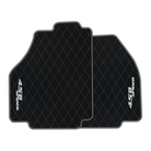 Black Leather Floor Mats for Ferrari 458 Spider (2012-2015) | Custom
