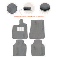 Premium Luxury Sheepskin Floor Mats for Ferrari Roma (2021-2024)