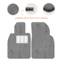 Premium Sheepskin Floor Mats for Porsche Cayenne (2018-2023)