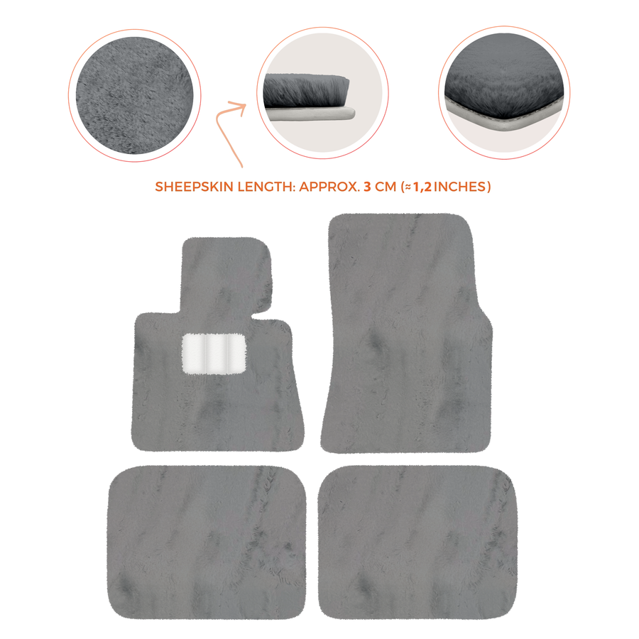 Luxury Sheepskin Floor Mats for Rolls-Royce Ghost Series I (2010-2014)