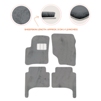 Premium Quality Sheepskin Floor Mats for Porsche 550 (1953-1956)
