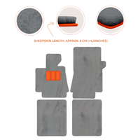 Luxurious Premium Sheepskin Floor Mats for Bentley Arnage (1998-2009)