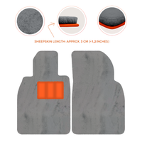 Premium Sheepskin Floor Mats for Porsche Cayenne (2018-2023)