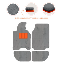 Sheepskin Floor Mats for Porsche 944 (1981-1991) | Custom Colors