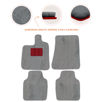 Premium Luxury Sheepskin Floor Mats for Ferrari Roma (2021-2024)